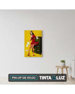 PIN-UP DE ROJO