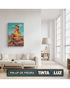 PIN-UP DE PIEDRA