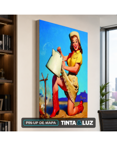 PIN-UP DE MAPA