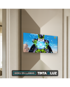 GOKU EN LLAMAS