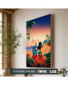 STITCH EN LA PLAYA