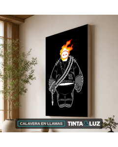 CALAVERA EN LLAMAS