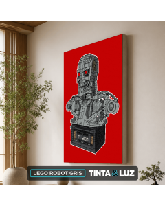 LEGO ROBOT GRIS