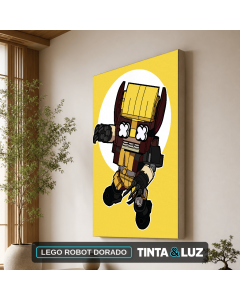 LEGO ROBOT DORADO