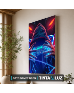 GATO GAMER NEÓN