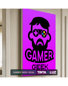 GAMER GEEK ROSA