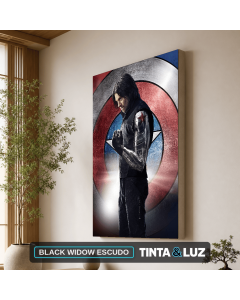 BLACK WIDOW ESCUDO