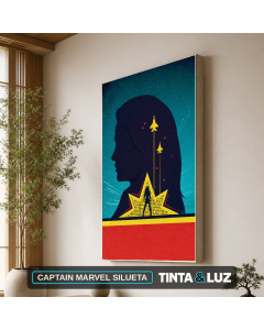 CAPTAIN MARVEL SILUETA