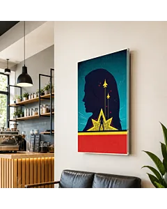 CAPTAIN MARVEL SILUETA
