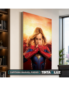CAPITANA MARVEL FUEGO