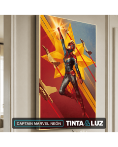 CAPTAIN MARVEL NEÓN