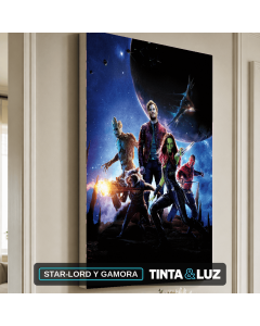 STAR-LORD Y GAMORA