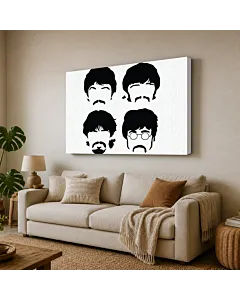 THE BEATLES ROSTROS
