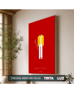 FREDDIE MERCURY ROJO
