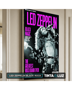 LED ZEPPELIN BLACK ROCK