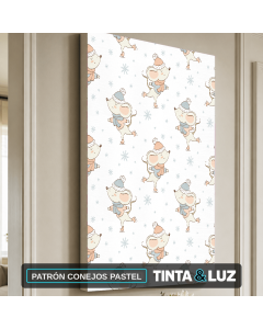 PATRÓN CONEJOS PASTEL
