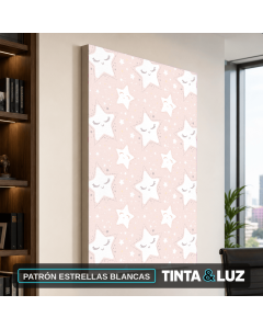 PATRÓN ESTRELLAS BLANCAS