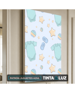 PATRÓN JUGUETES AZUL