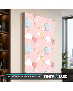 PATRÓN ESTRELLAS PASTEL