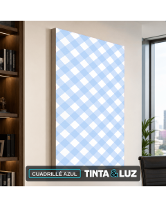 CUADRILLÉ AZUL