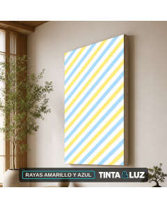 RAYAS AMARILLO Y AZUL
