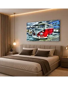 VW KOMBI ROJA