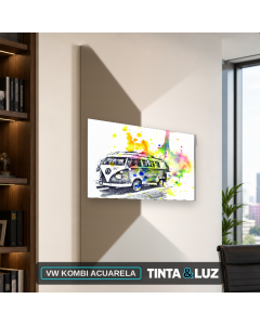 VW KOMBI ACUARELA