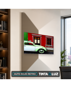 AUTO ROJO RETRO
