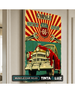 MUSCLE CAR ROJO