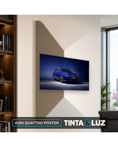 AUDI QUATTRO PÓSTER