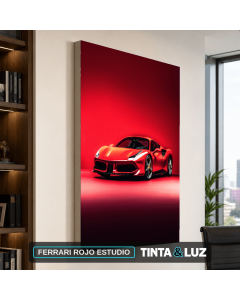 FERRARI ROJO ESTUDIO
