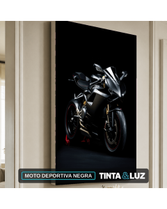 MOTO DEPORTIVA NEGRA