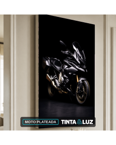 MOTO PLATEADA