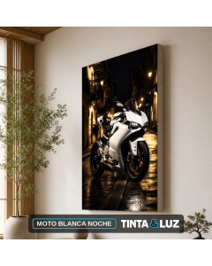 MOTO BLANCA NOCHE