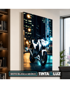 MOTO BLANCA NEÓN II