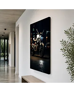 MOTO BLANCA CALLE