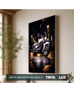 MOTO DEPORTIVA BLANCA II