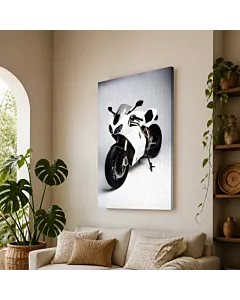 MOTO BLANCA ESTUDIO