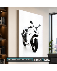 MOTO BLANCA ESTUDIO II