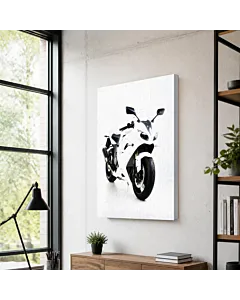 MOTO BLANCA ESTUDIO II