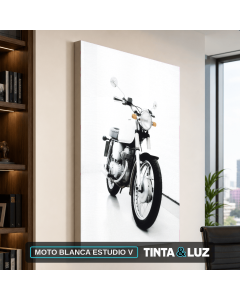 MOTO BLANCA ESTUDIO V