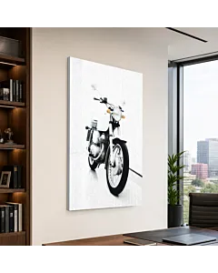 MOTO BLANCA ESTUDIO V