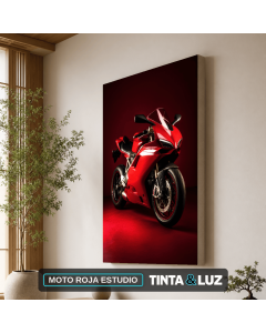 MOTO ROJA ESTUDIO