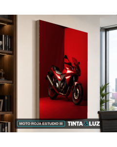 MOTO ROJA ESTUDIO III