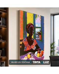 MUJER EN VENTANA