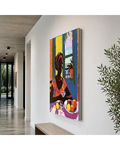 MUJER EN VENTANA