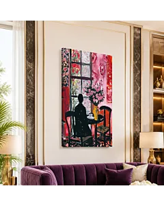 MUJER EN LA MESA