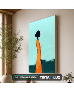 SILUETA NARANJA