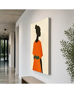 MUJER NARANJA