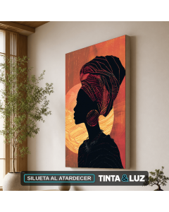 SILUETA AL ATARDECER